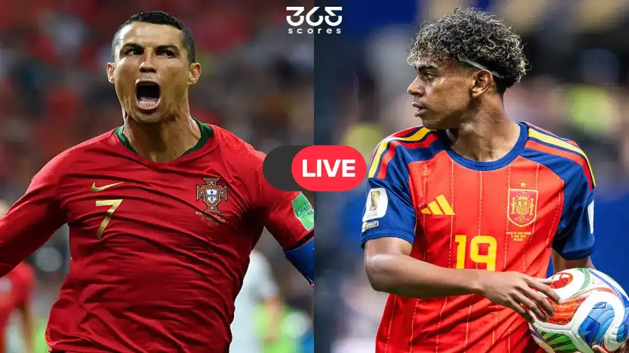 مشاهدة مباراة إسبانيا والبرتغال على القناة الجزائرية مجانًا